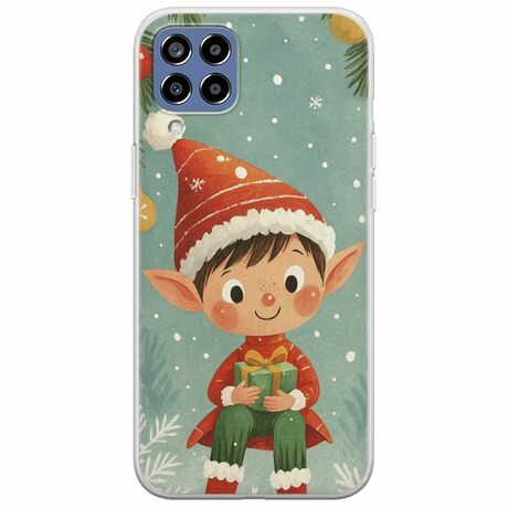 Smiling Elf Present Samsung Galaxy M33 5G Flexible TPU (Διάφανη Σιλικόνη)