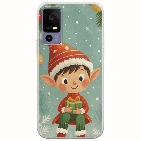 Smiling Elf Present TCL 40R 5G Flexible TPU (Διάφανη Σιλικόνη)