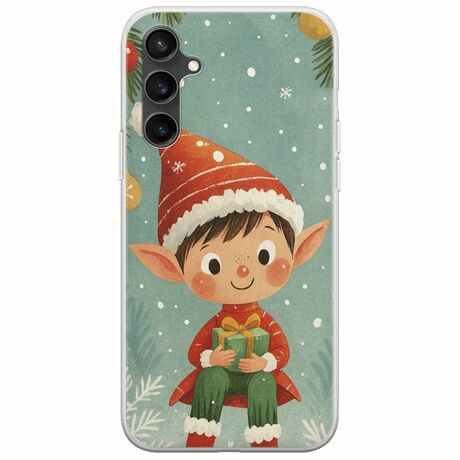 Smiling Elf Present Samsung Galaxy S23 FE 5G Flexible TPU (Διάφανη Σιλικόνη)