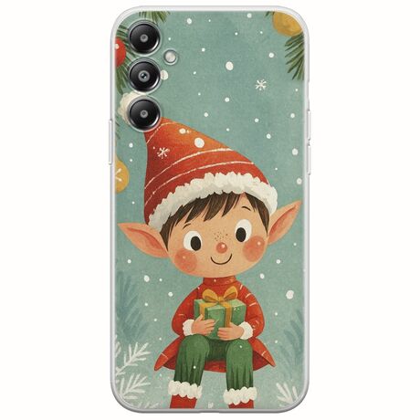 Smiling Elf Present Samsung Galaxy A25 5G Flexible TPU (Διάφανη Σιλικόνη)