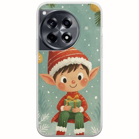 Smiling Elf Present OnePlus 12R 5G Flexible TPU (Διάφανη Σιλικόνη)