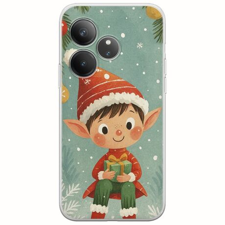 Smiling Elf Present Realme GT 6T 5G Flexible TPU (Διάφανη Σιλικόνη)