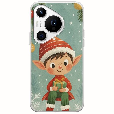 Smiling Elf Present Huawei Pura 70 Pro Flexible TPU (Διάφανη Σιλικόνη)