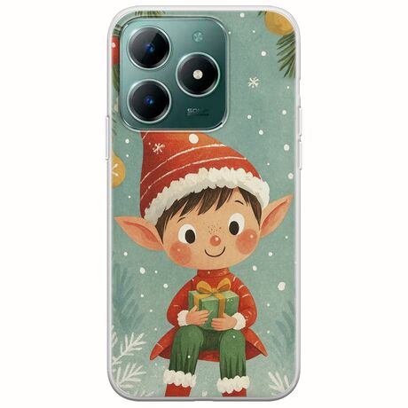 Smiling Elf Present Realme C61 Flexible TPU (Διάφανη Σιλικόνη)