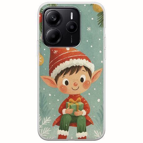 Smiling Elf Present Xiaomi Redmi Note 14 5G Flexible TPU (Διάφανη Σιλικόνη)