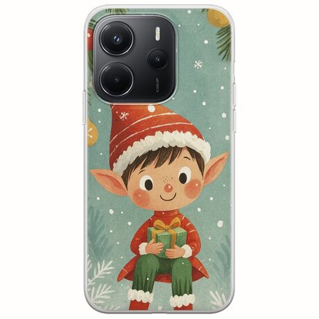 Smiling Elf Present Xiaomi Redmi Note 14 4G Flexible TPU (Διάφανη Σιλικόνη)