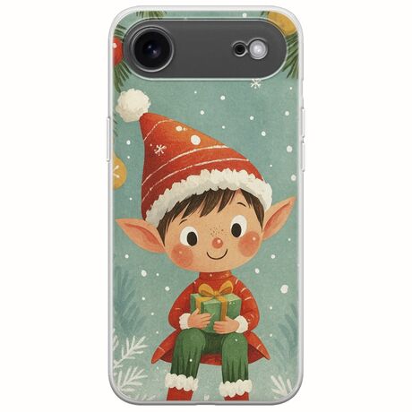 Smiling Elf Present iPhone Air Flexible TPU (Διάφανη Σιλικόνη)