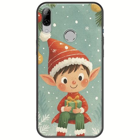 Smiling Elf Present Huawei P20 Lite Black TPU (Μαύρη Σιλικόνη)