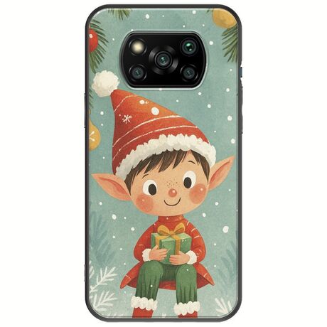 Smiling Elf Present Xiaomi Poco X3 NFC / X3 Pro Black TPU (Μαύρη Σιλικόνη)