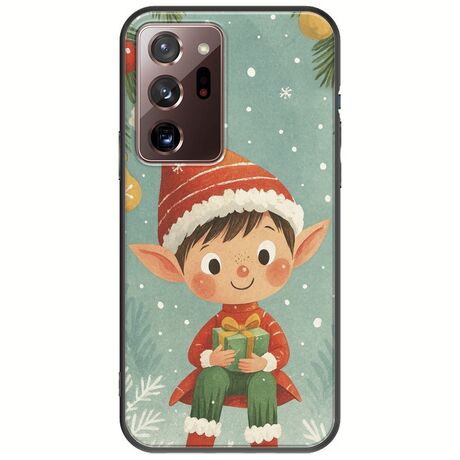 Smiling Elf Present Samsung Galaxy Note 20 Ultra Black TPU (Μαύρη Σιλικόνη)