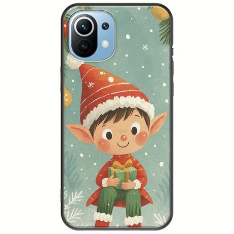 Smiling Elf Present Xiaomi Mi 11 Black TPU (Μαύρη Σιλικόνη)