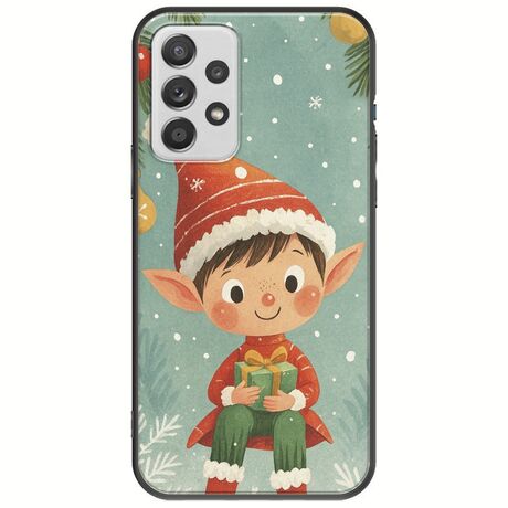 Smiling Elf Present Samsung Galaxy A32 5G Black TPU (Μαύρη Σιλικόνη)