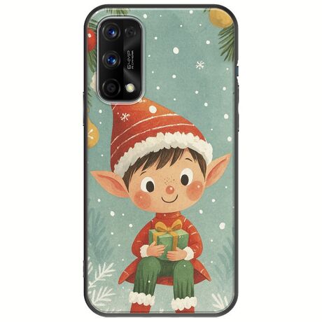 Smiling Elf Present Realme 7 5G Black TPU (Μαύρη Σιλικόνη)