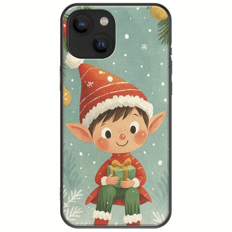Smiling Elf Present iPhone 13  Black TPU (Μαύρη Σιλικόνη)