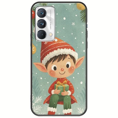 Smiling Elf Present Realme GT Master Edition Black TPU (Μαύρη Σιλικόνη)