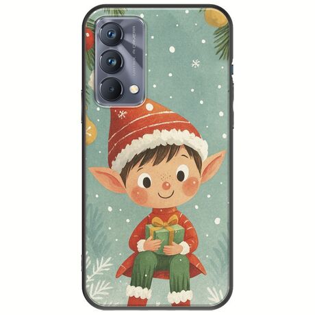 Smiling Elf Present Realme GT 5G Black TPU (Μαύρη Σιλικόνη)