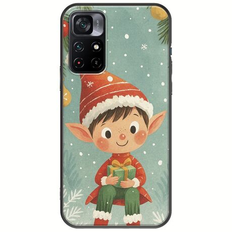 Smiling Elf Present Xiaomi Poco M4 Pro 5G Black TPU (Μαύρη Σιλικόνη)