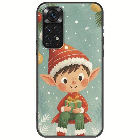 Smiling Elf Present Xiaomi Redmi Note 11 / 11s Black TPU (Μαύρη Σιλικόνη)