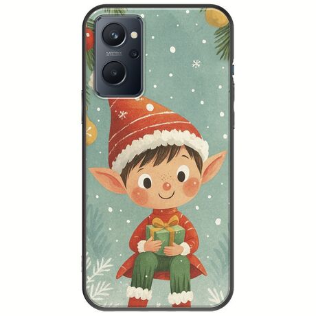 Smiling Elf Present Realme 9i Black TPU (Μαύρη Σιλικόνη)