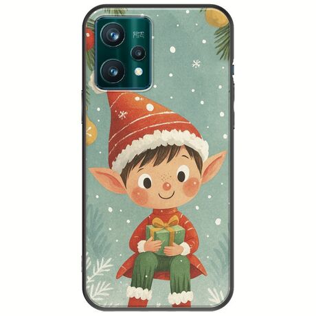 Smiling Elf Present Realme 9 Pro Black TPU (Μαύρη Σιλικόνη)