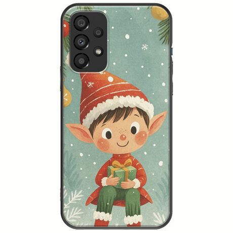 Smiling Elf Present Samsung Galaxy A13 4G Black TPU (Μαύρη Σιλικόνη)