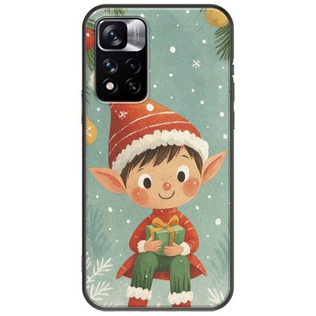 Smiling Elf Present Xiaomi Redmi Note 11 Pro Plus 5G Black TPU (Μαύρη Σιλικόνη)