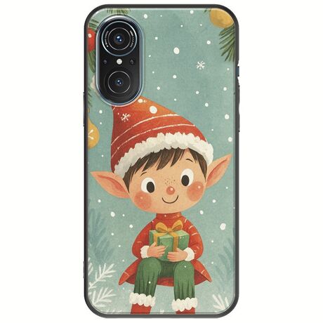 Smiling Elf Present Huawei Nova 9 SE Black TPU (Μαύρη Σιλικόνη)