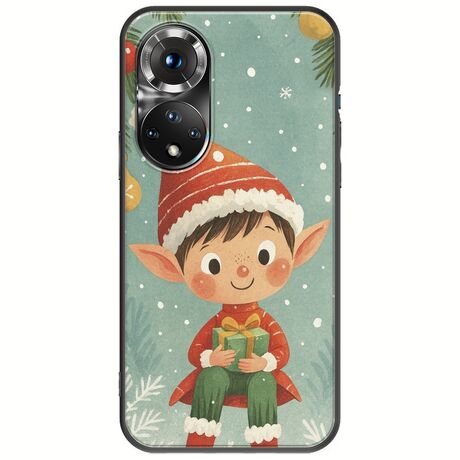 Smiling Elf Present Huawei Nova 9 Black TPU (Μαύρη Σιλικόνη)