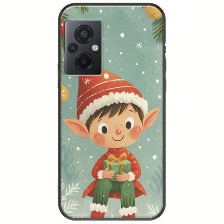 Smiling Elf Present Xiaomi Poco M5 Black TPU (Μαύρη Σιλικόνη)