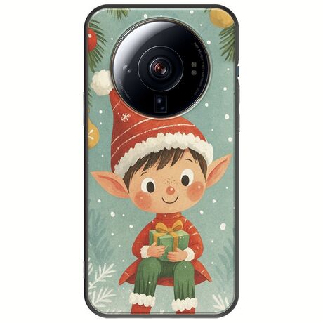 Smiling Elf Present Xiaomi 12S Ultra Black TPU (Μαύρη Σιλικόνη)