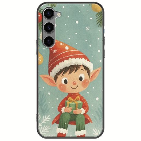 Smiling Elf Present Samsung Galaxy S23 Plus 5G Black TPU (Μαύρη Σιλικόνη)