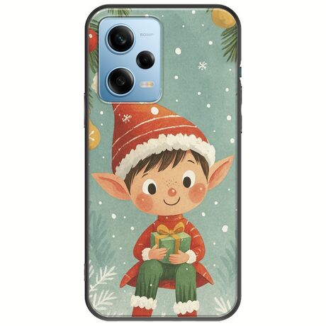 Smiling Elf Present Xiaomi Redmi Note 12 4G Black TPU (Μαύρη Σιλικόνη)