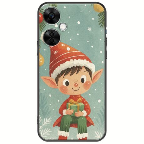Smiling Elf Present OnePlus Nord CE 3 Lite 5G Black TPU (Μαύρη Σιλικόνη)