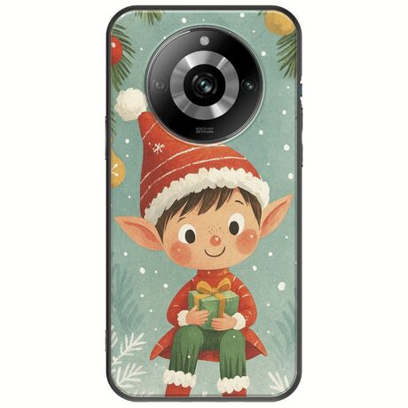 Smiling Elf Present Realme 11 Pro 5G Black TPU (Μαύρη Σιλικόνη)