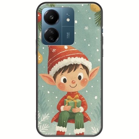 Smiling Elf Present Xiaomi Redmi 13C Black TPU (Μαύρη Σιλικόνη)