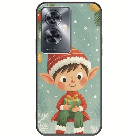 Smiling Elf Present Oppo A79 5G Black TPU (Μαύρη Σιλικόνη)