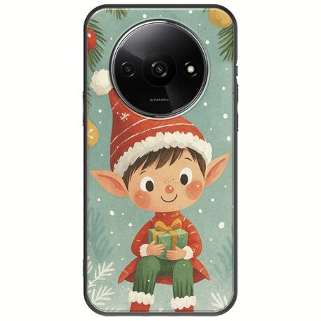 Smiling Elf Present Xiaomi Redmi A3 Black TPU (Μαύρη Σιλικόνη)