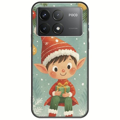 Smiling Elf Present Xiaomi Poco F6 Pro 5G Black TPU (Μαύρη Σιλικόνη)