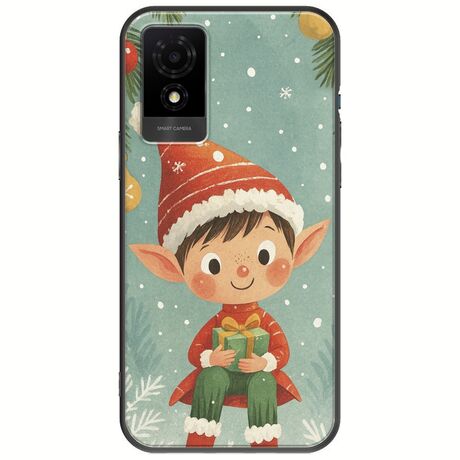 Smiling Elf Present TCL 501 Black TPU (Μαύρη Σιλικόνη)