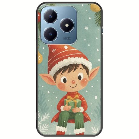 Smiling Elf Present Realme C63 Black TPU (Μαύρη Σιλικόνη)