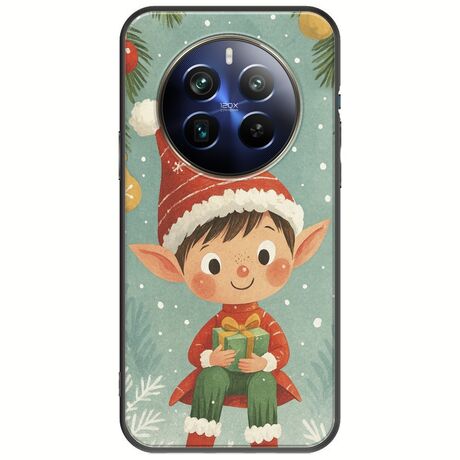 Smiling Elf Present Realme 12+ 5G Black TPU (Μαύρη Σιλικόνη)