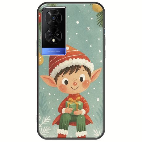 Smiling Elf Present TCL 50 5G Black TPU (Μαύρη Σιλικόνη)