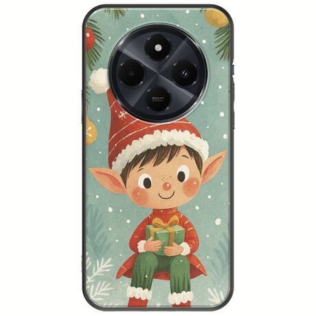 Smiling Elf Present Xiaomi Redmi 14C Black TPU (Μαύρη Σιλικόνη)