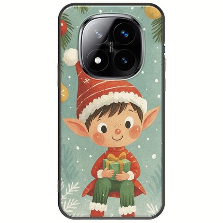 Smiling Elf Present Xiaomi Redmi Note 14 Pro+ 5G Black TPU (Μαύρη Σιλικόνη)