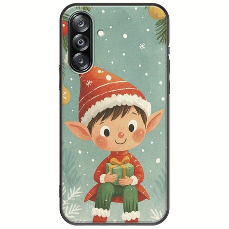 Smiling Elf Present Samsung Galaxy A26 5G  Black TPU (Μαύρη Σιλικόνη)