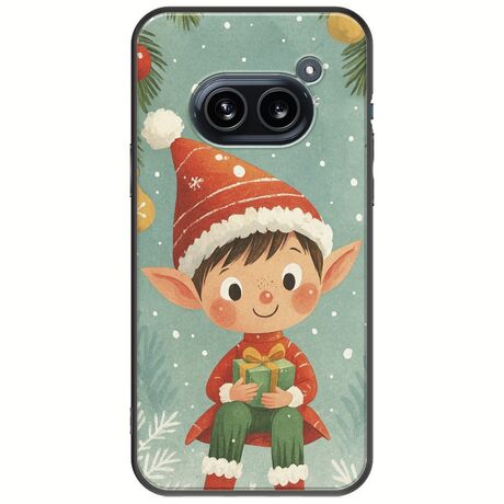Smiling Elf Present Nothing Phone (2a) 5G Black TPU (Μαύρη Σιλικόνη)