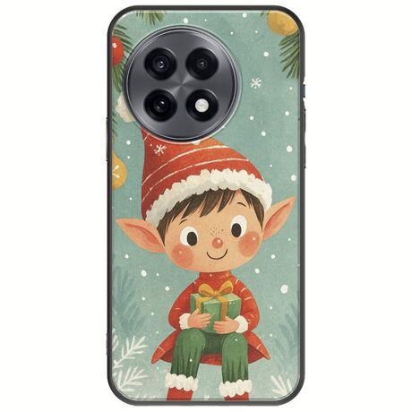 Smiling Elf Present OnePlus 13R 5G Black TPU (Μαύρη Σιλικόνη)
