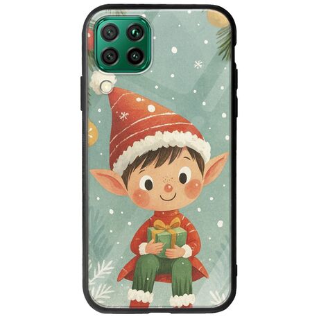 Smiling Elf Present Huawei P40 Lite Groove TPU (Tempered Glass και TPU)