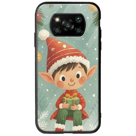 Smiling Elf Present Xiaomi Poco X3 NFC / X3 Pro Groove TPU (Tempered Glass και TPU)