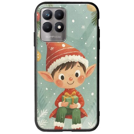 Smiling Elf Present Realme 8i Groove TPU (Tempered Glass και TPU)